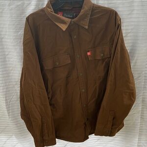 Men's Brown Shirt Jacket